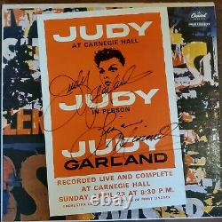 1961 LP Judy Garland Live At Carnegie Hall Signed by Judy and Liza COA Vinyl