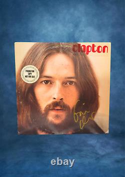 1973 Promo Copy signed vinyl record Eric Clapton 1 signature
