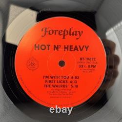 1986 Autographed Inner Sleeve Foreplay Hot N Heavy Heavy Metal Glam Vinyl LP