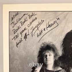 1986 Autographed Inner Sleeve Foreplay Hot N Heavy Heavy Metal Glam Vinyl LP