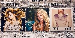 1989, Fearless and Taylor Swift Hand Signed Autographed Vinyl. RSD Set All 3