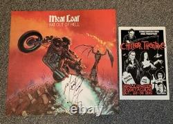 2010 Meat Loaf Bat Out Of Hell 180 Gram 12'' Vinyl LP Limited Ed SIGNED REISSUE