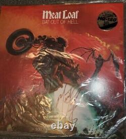 2010 Meat Loaf Bat Out Of Hell 180 Gram 12'' Vinyl LP Limited Ed SIGNED REISSUE