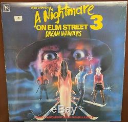 A Nightmare On Elm Street Part 1, 2 & 3 Vinyl Soundtrack MINT Horror Autographed