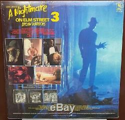 A Nightmare On Elm Street Part 1, 2 & 3 Vinyl Soundtrack MINT Horror Autographed