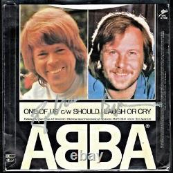 ABBA Autographed 7 Vinyl One of Us 4 Signatures Front and Back