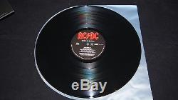 AC/DC Hand Signed Back In Black Vinyl LP Record x 5 with Malcolm Young + COA