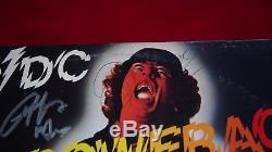 AC/DC Hand Signed Powerage US 1st Press LP Vinyl Record OOP x 5 with BON & COA