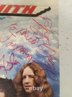 AEROSMITH Signed Record Album DREAM ON X4