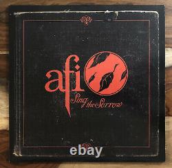 AFI Sing The Sorrow LP OG Press Red Vinyl Adeline Records Signed VERY RARE MINT