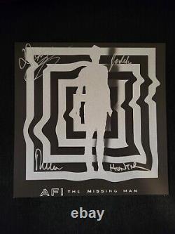 AFI The Missing Man rare black splatter colored vinyl AND hand signed lithograph