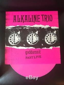 ALKALINE TRIO PAST LIVE BOX SET 8x LP COLORED VINYL OOP SIGNED POSTER