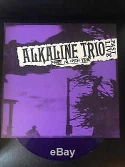 ALKALINE TRIO PAST LIVE BOX SET 8x LP COLORED VINYL OOP SIGNED POSTER