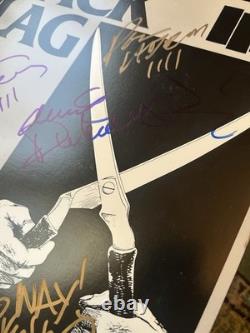 ALL THREE SINGERS SIGNED BLACK FLAG AUTOGRAPH VINYL RECORD LP punk greg ginn