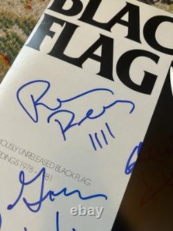 ALL THREE SINGERS SIGNED BLACK FLAG AUTOGRAPH VINYL RECORD LP punk greg ginn