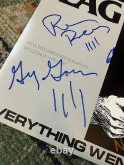 ALL THREE SINGERS SIGNED BLACK FLAG AUTOGRAPH VINYL RECORD LP punk greg ginn