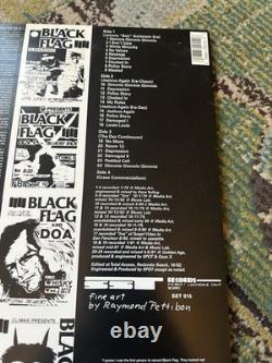 ALL THREE SINGERS SIGNED BLACK FLAG AUTOGRAPH VINYL RECORD LP punk greg ginn