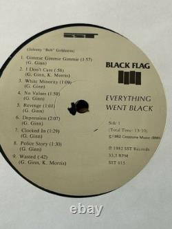 ALL THREE SINGERS SIGNED BLACK FLAG AUTOGRAPH VINYL RECORD LP punk greg ginn