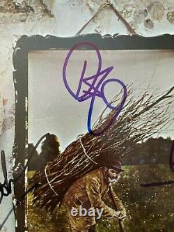 AMAZING! Led Zeppelin IV SIGNED Jimmy Page Robert Plant John Jones John Bonham