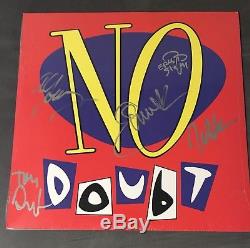 AUTOGRAPHED No Doubt (Black/Yellow Limited Vinyl LP) HAND SIGNED by All Members