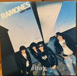 AUTOGRAPHED RAMONES LEAVE HOME all 4 signed in 1977! NM