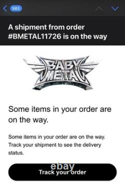 AUTOGRAPHED SIGNED Babymetal Metal Forth Picture Disc Presale Vinyl LP SET OF 4