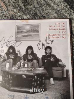 AUTOGRAPHED Stranger NO RULES VINYL LP Hand Signed Greg Billings Tom Cardenas