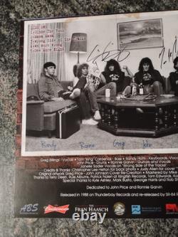 AUTOGRAPHED Stranger NO RULES VINYL LP Hand Signed Greg Billings Tom Cardenas