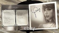 AUTOGRAPHED Taylor Swift TTPD The Tortured Poets Department Vinyl SIGNED PHOTO