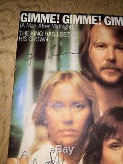 Abba Signed Vinyl Single. RARE. Guaranteed REAL Epperson