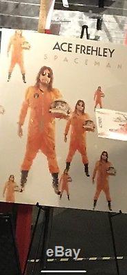 Ace Frehley Signed Spaceman Orange Vinyl Lp Album Kiss Nyc