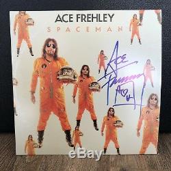 Ace Frehley Spaceman Signed Orange Vinyl Record 2018 New Rare KISS Autographed