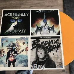 Ace Frehley Spaceman Signed Orange Vinyl Record 2018 New Rare KISS Autographed