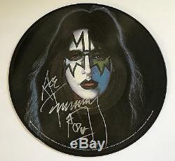 Ace Frehley signed Kiss Album picture disk 180 gram vinyl new beckett coa