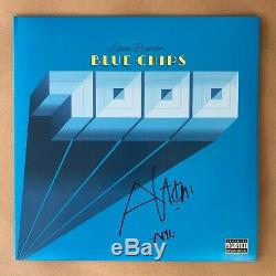Action Bronson Signed Blue Chips 7000 Black Vinyl LP Record Autograph Rare Rap