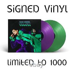 Adam Lambert Velvet Signed Autographed Colored 2XLP Vinyl (Condition M-)