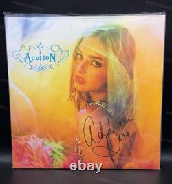 Addison Rae SIGNED Cover Jacket Vinyl Record Album LP