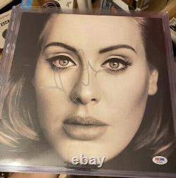 Adele Adkins Signed 25 Vinyl Record! Autograph Grammy Winner Coa Psa Bas Rare