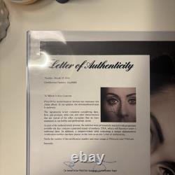 Adele Adkins Signed Autograph Album Vinyl Record 25 Very Rare with JSA COA