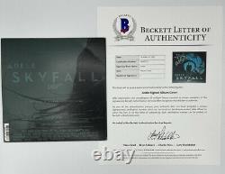 Adele Adkins Signed Skyfall Autograph Album Vinyl 7 Record Bas Beckett Coa Loa