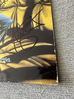 Adrian Smith Nicko Signed Iron Maiden Piece Of Mind Original Album Record Vinyl