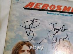 Aerosmith Complete Band Signed Dream On Vinyl Album