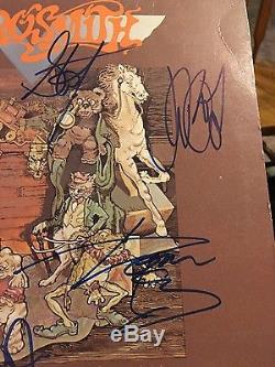 Aerosmith Complete Band Signed Toys InThe Attic Vinyl Lp Record Album Coa nice