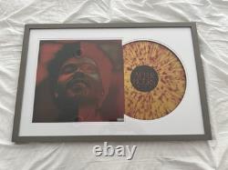 After Hours Signed Vinyl Record Framed