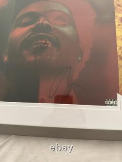 After Hours Signed Vinyl Record Framed