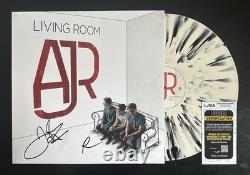 Ajr Band Signed Living Room Vinyl Record Album Lp Jack+ryan Met Jsa Coa