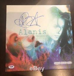 Alanis morissette Signed jagged little pill vinyl Autographed PSA Cert