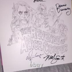 Alice Cooper The Revenge Autographed Original Vinyl Record Smith Bruce Dunaway