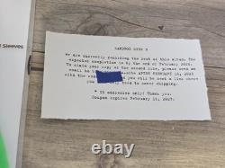 All American Rejects REAL hand SIGNED Sandbox EP Record Vinyl withcode Card