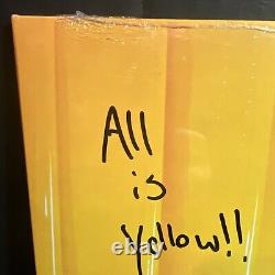 All Is Yellow Yellow Color Vinyl Record SIGNED by Cole Bennett LE x/1000